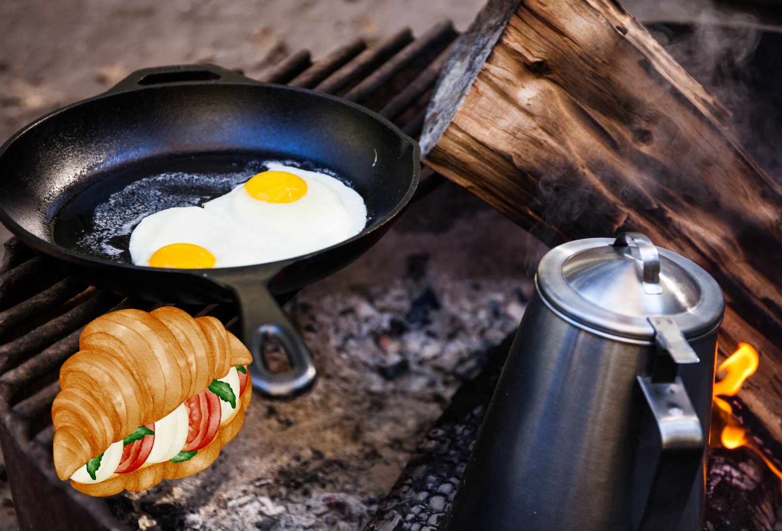 Idée de petit déjeuner en camping